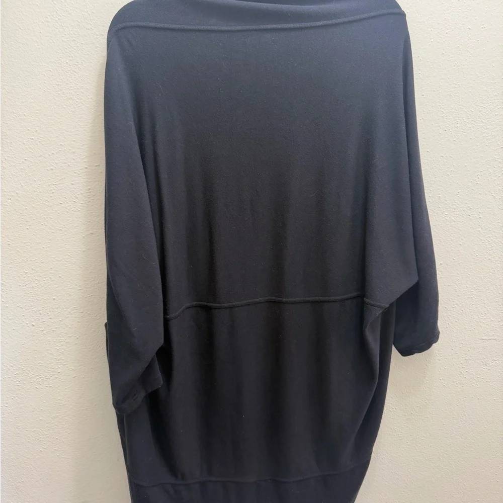 Athleta Ethereal Cocoon Wrap Sweater Black Cardigan Size XXSmall/XSmall
